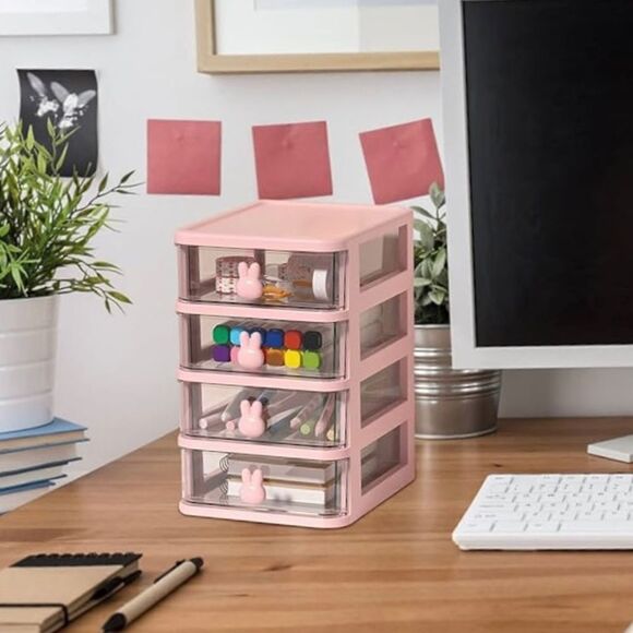 Mini Multi-Level Storage Box w/ Bunny Ears - Picture 4 of 12